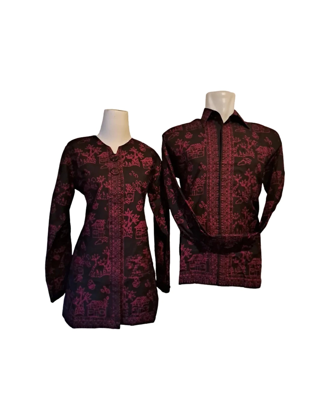 Sarimbit Maroon Rumah Adat